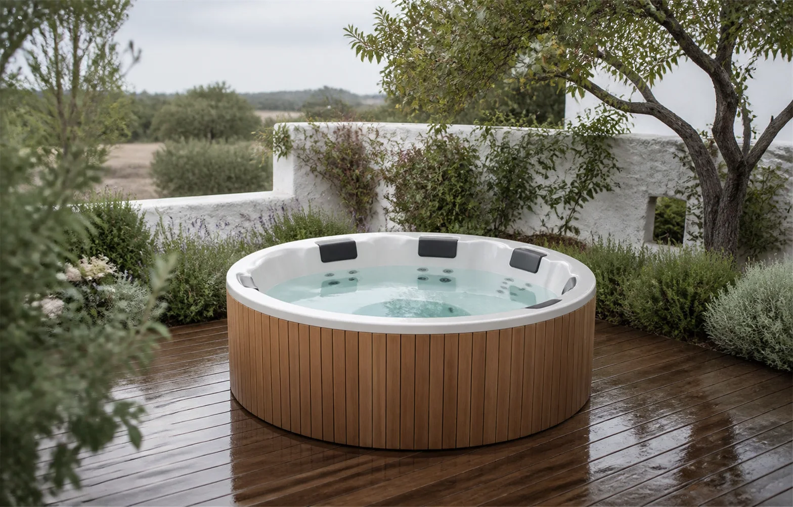 Hot Tub Breezy num jardim rural algarvio